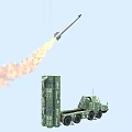 Military Function Vehicle With Camouflage Paint Missile Launch System And Multi Wheel Design
