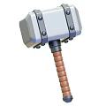 Durable Metal Head Hammer With Coiled Brown Handle For Home Improvement