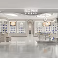 YIXIANG Packaging Materials Store Modern Interior With Bright Lighting Display Shelves And Products