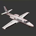 Sleek White Small Private Jet With Twin Engines And Cockpit Windows