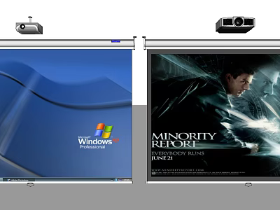 Advanced Projection Monitoring System With Real Time HD Display For Security Use 3d model