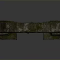 Scenic Ancient Stone Archway With Half Open Intricate Iron Gates