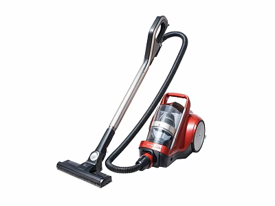 Red Vacuum Cleaner Efficient Household Appliance For Home Cleaning 3d model