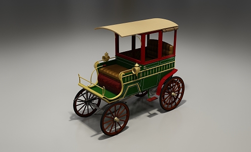 Modern carriage 3d model