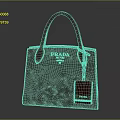 Elegant Prada Red Leather Handbag With Structured Design And Logo Strap