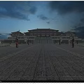 chinese ancient architecture 3d model