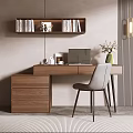Minimalist Computer Desk 3d model