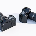 modern camera SLR camera 3d model