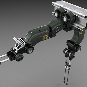 Crane manipulator arm 3d model