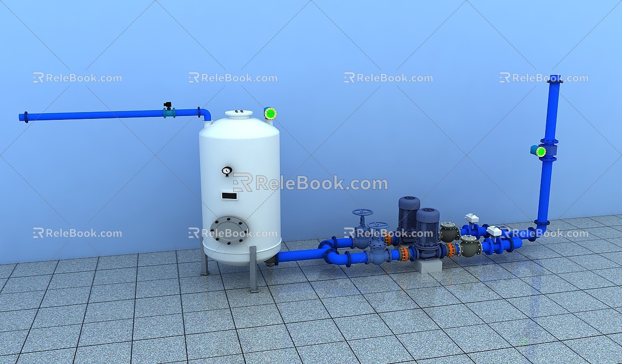 Purified water supply pump for industrial utilities model