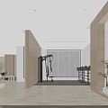 Modern Gym 3d model