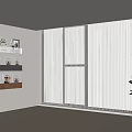 Modern Entryway Cabinet And Side Cabinet Interior Design With Storage Shelves And Decorative Elements