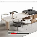 Modern Home Bar Counter Design With White Countertop Wooden Cabinet And Black White Chairs