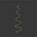 Modern Snake Bone Snake Skeleton 3d model