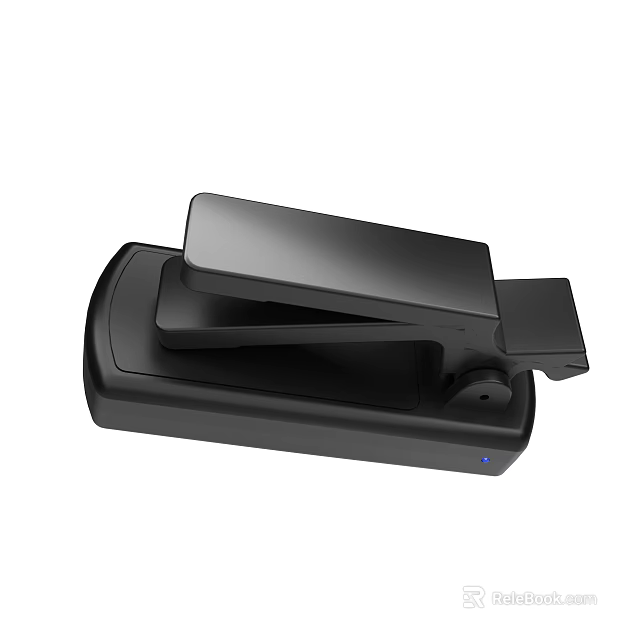 Black Flatbed Scanner With Compact Design For Efficient Home Office Scanning 3d model