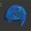 Teal And Black Modern Helmet With Glossy Finish Sleek Design And Transparent Visor