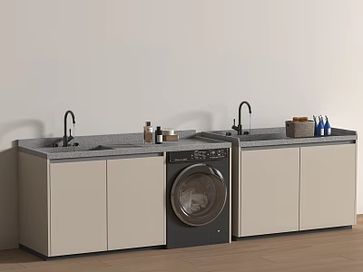 Modern Open Kitchen Interior Design With Island Counter And Appliances 3d model