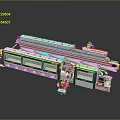 Advanced Industrial Production Line Equipment With Mechanical Arms And Conveyor Modules
