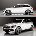 White Mercedes SUV Showcasing Sleek Exterior Design Sporty Wheels And Modern Styling