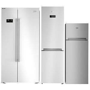 Modern Fridge Freezer 3d model