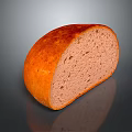 Freshly Baked Sliced Bread with Golden Crust and Soft Interior