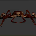 Scorpion 3D Model in Purple and Pink Against Dark Background With Prominent Pincers and Tail