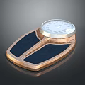 Copper Base Weighing Scale With Black Foot Pads And Round Dial