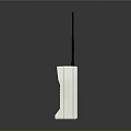 Vintage Portable Electronic Communication Device With Long Antenna Keypad And