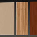 Layered Wooden Wall Panels With Various Textures And Different Patterns 3d model