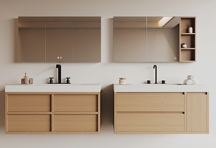 Modern bathroom cabinet 3d model