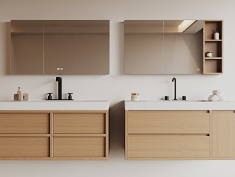 Modern bathroom cabinet 3d model