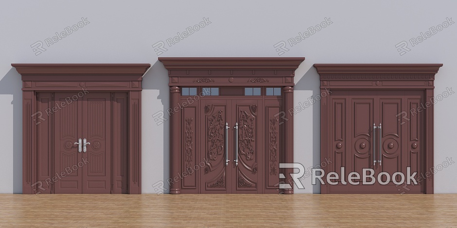 European-style double door model