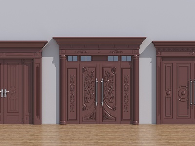 European-style double door model