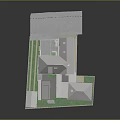 Modern Detached Villa With Courtyard Swimming Pool Lawn And Architectural Design