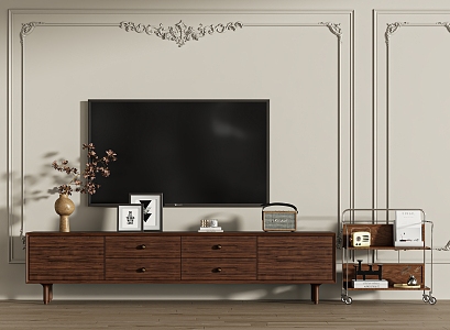 Quiet Ancient TV Cabinet 3d model