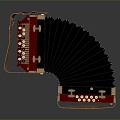 Accordion Cartoon Accordion Animation Accordion Ancient Accordion Barrel Classical Musical Instruments Organ 3d model