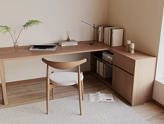modern desk chair 3d model