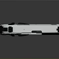 Modern Smith Wesson Pistol Design With Silver Black Finish And Grip