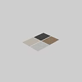 Marble Tile Components Featuring Diamond Patterns And Black Dots In Various Colors 3d model