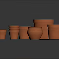 Terracotta Planters Various Sizes And Shapes Stackable Design For Home Garden Decor