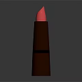 High Quality Cosmetics Lipstick With Pink Shade Brown Packaging And Elegant Design