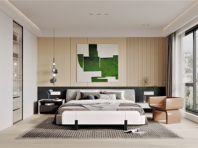 Modern Bedroom model