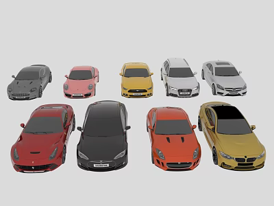 Hyundai Motor Vehicle BMW Mercedes-Benz Audi 3d model