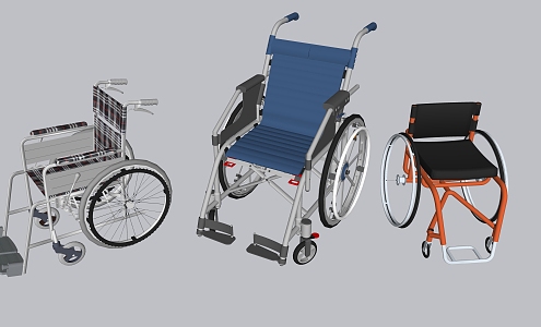 Medical Equipment Wheelchair 3d model