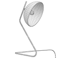 Modern Table Lamp With Golden Stand And Black Shade For Home Decor