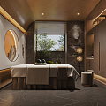 New Chinese SPA Beauty Salon Single Room 3d model