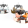 Stylish Modern Casual Sofa Set With Colorful Seats Coffee Tables Rugs And Chandeliers