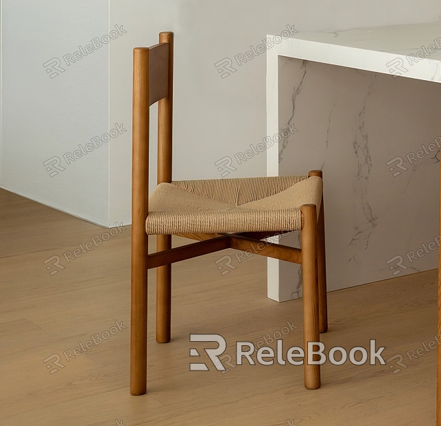 Nanuo Dining Chair Single Chair Dining Chair Casual Chair Rattan-weaving Single Chair model