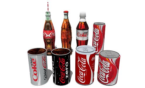 Modern Coke 3d model