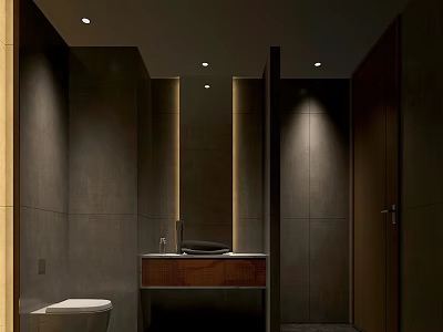 Hotel Toilet Modern Toilet 3d model